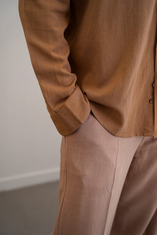 HEAVY LINEN PANTS