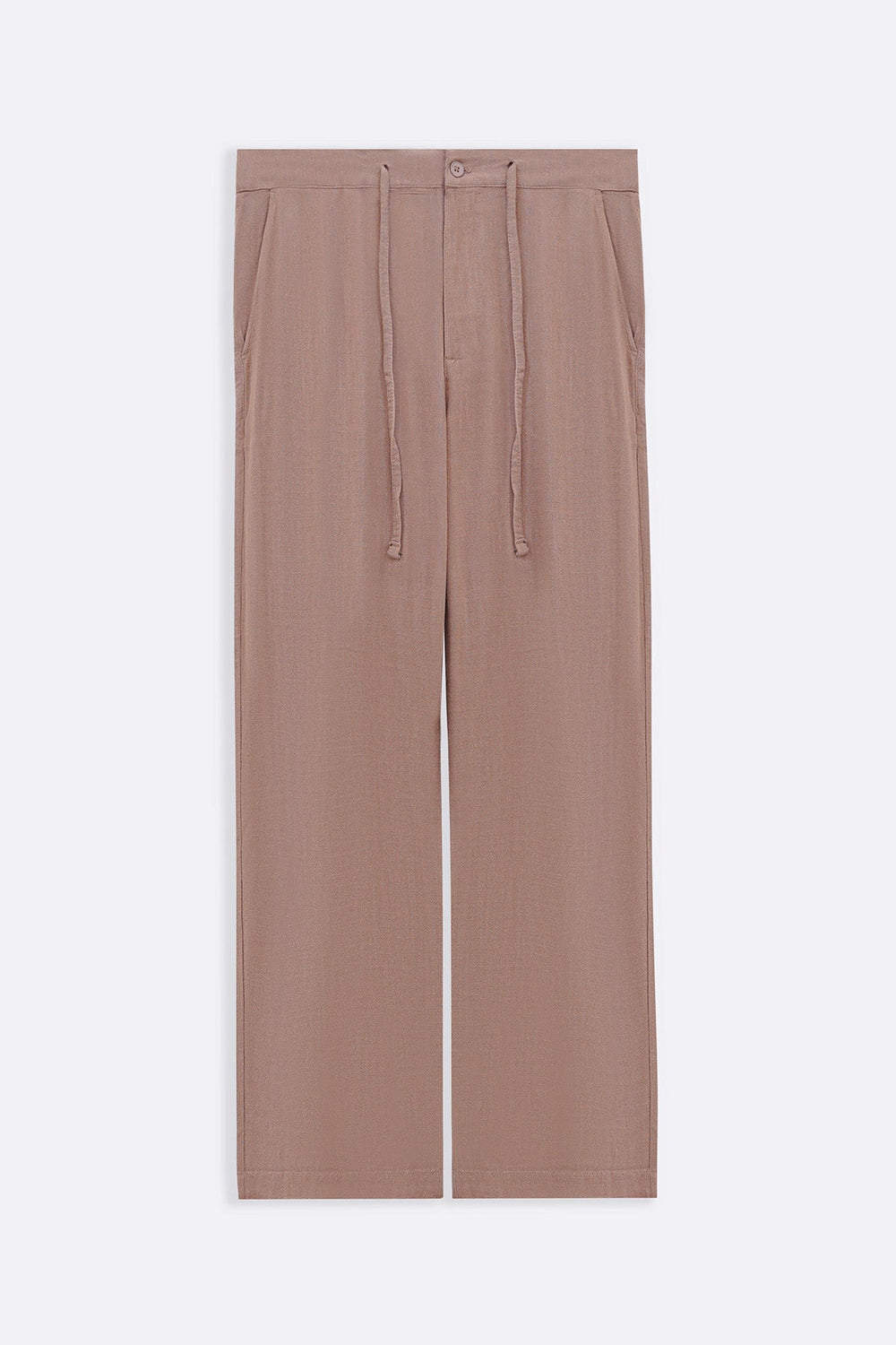 TAUPE HEAVY LINEN PANTS
