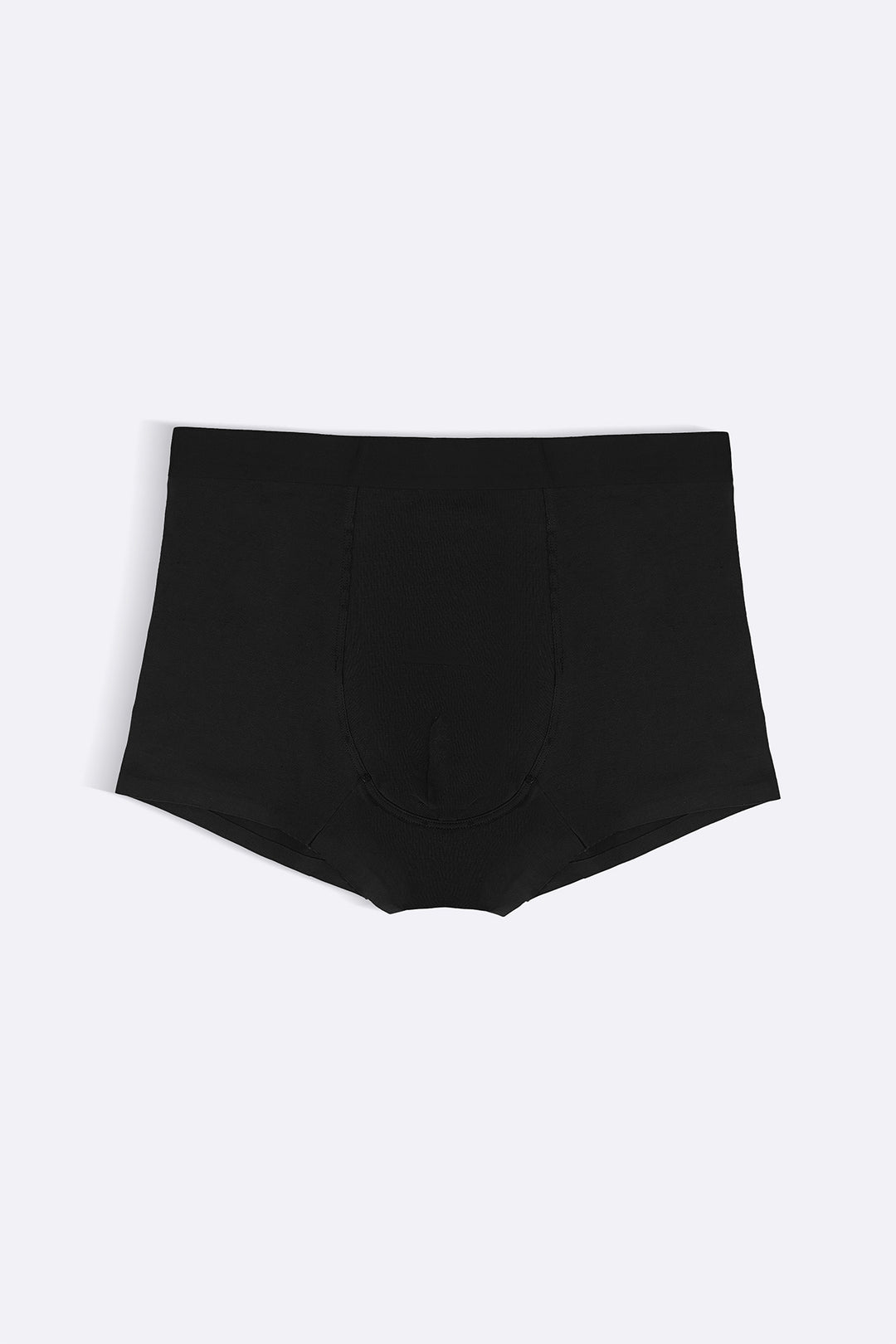 BLACK SEAMLESS BOXERS