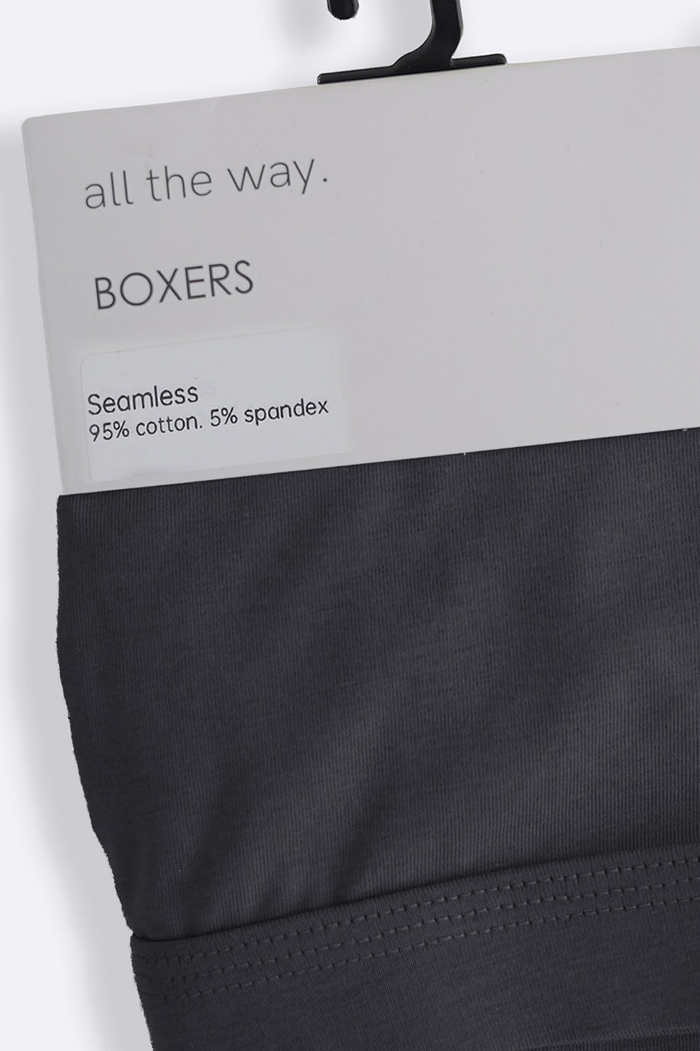 GREY SEAMLESS BOXERS