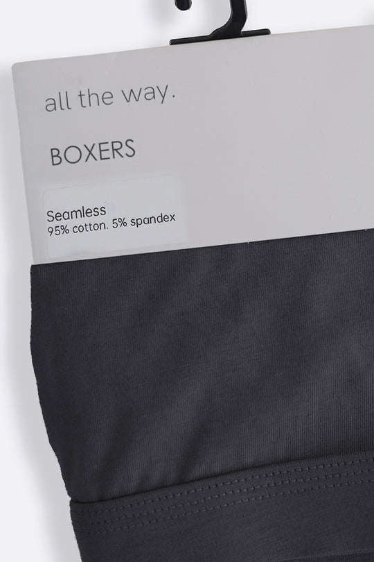 GREY SEAMLESS BOXERS