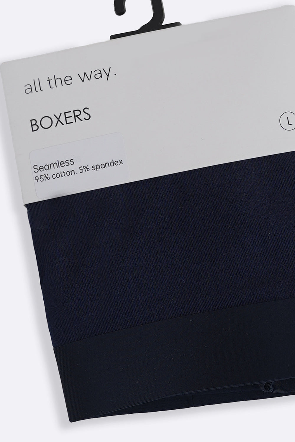NAVY SEAMLESS BOXERS
