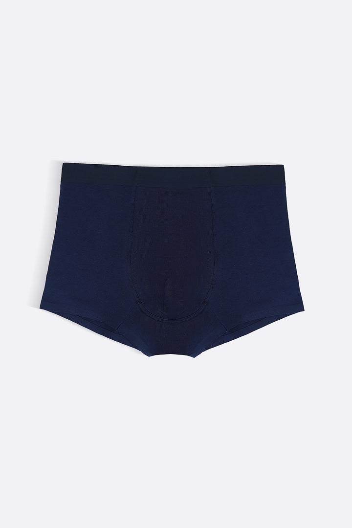 NAVY SEAMLESS BOXERS