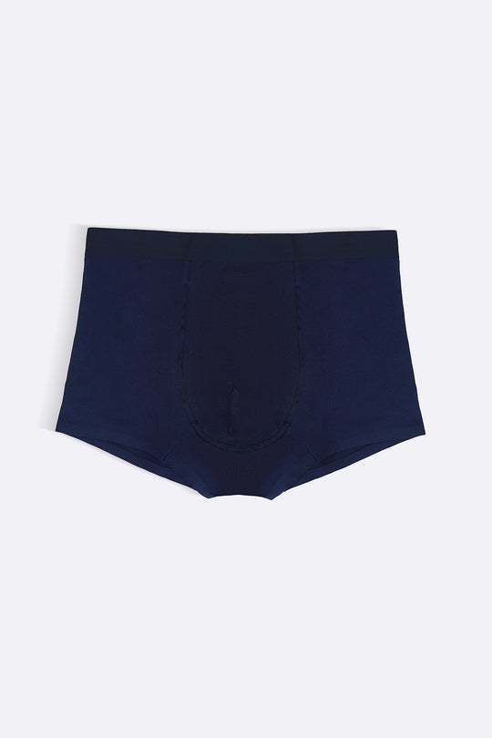 NAVY SEAMLESS BOXERS