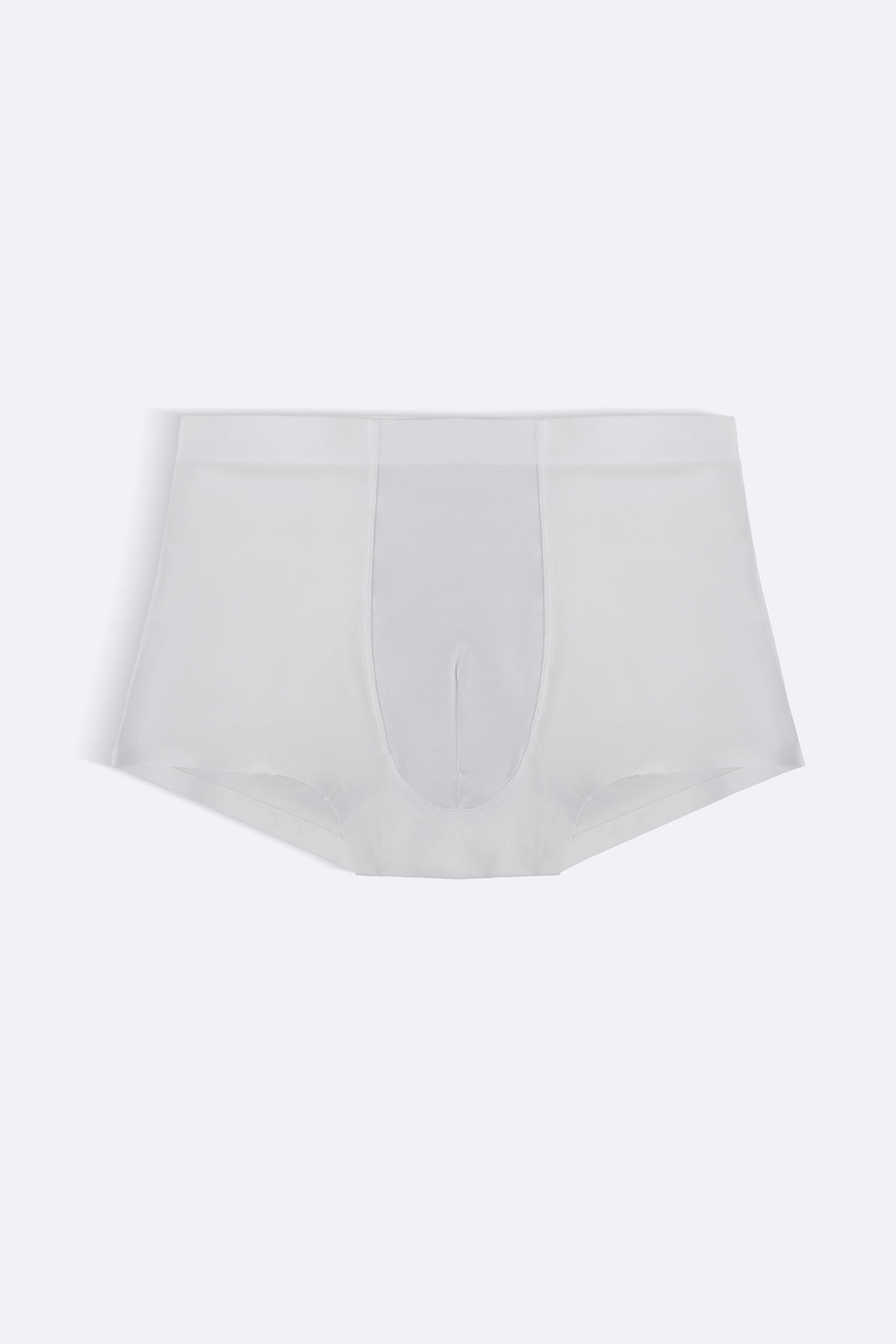 WHITE SEAMLESS BOXERS