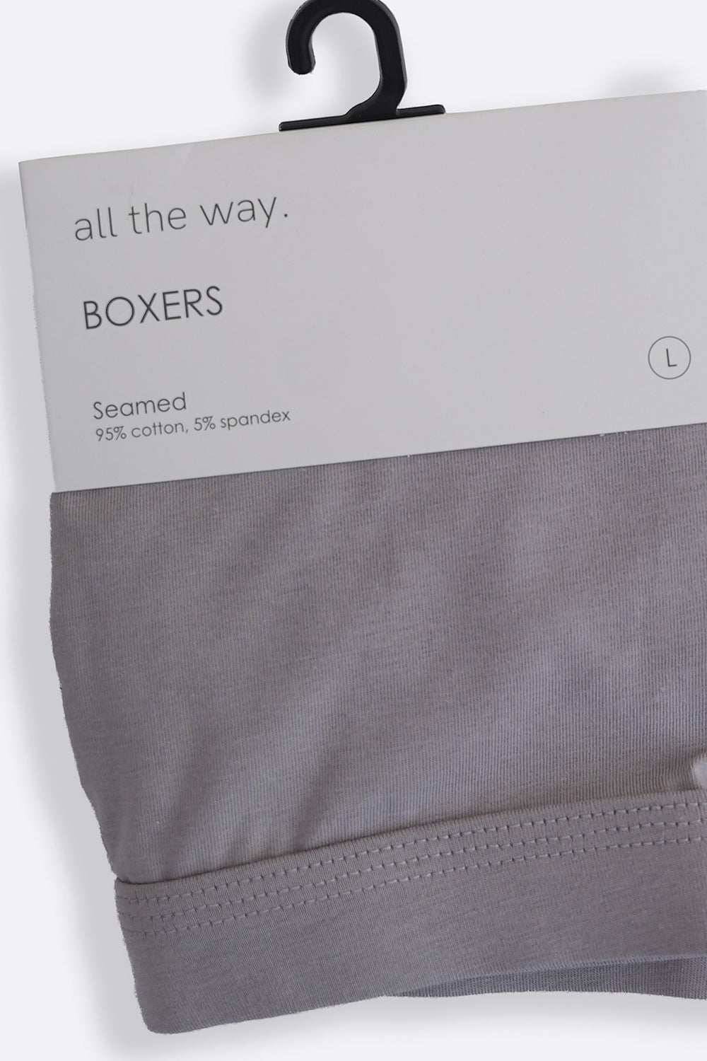 GREY ESSENTIAL BOXERS