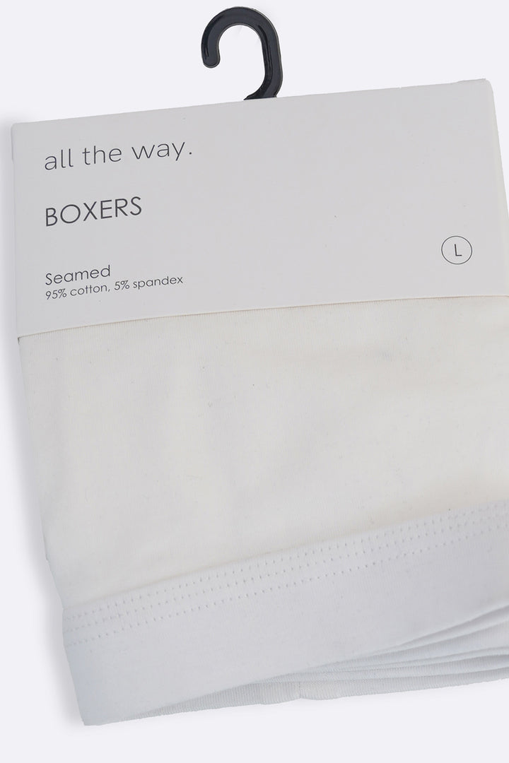 WHITE ESSENTIAL BOXERS