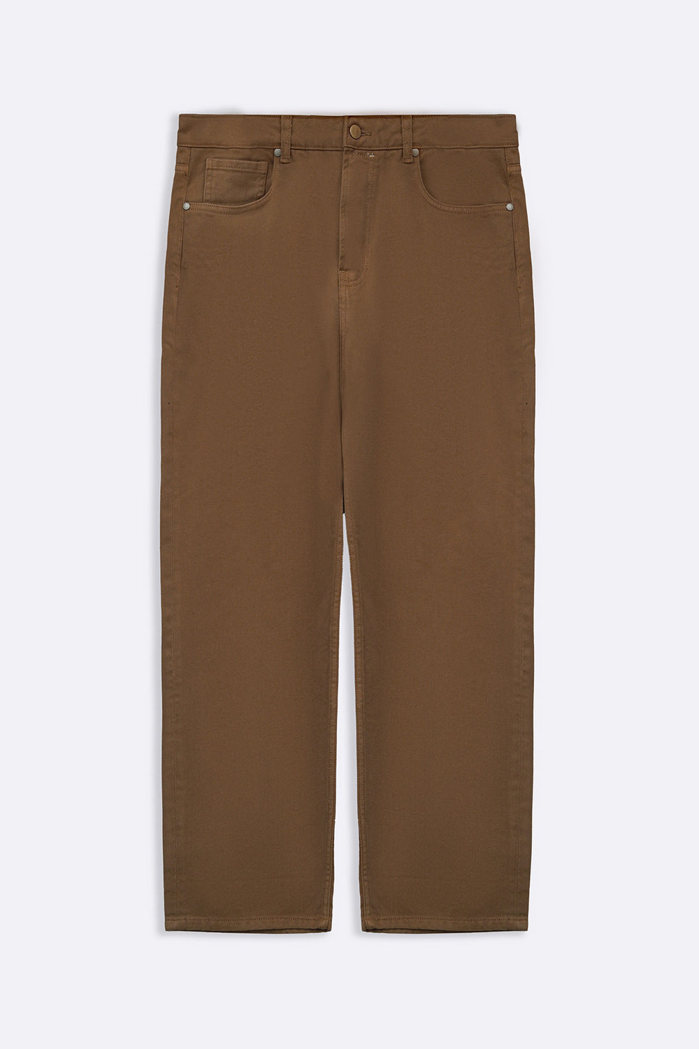BROWN TWILL JEANS
