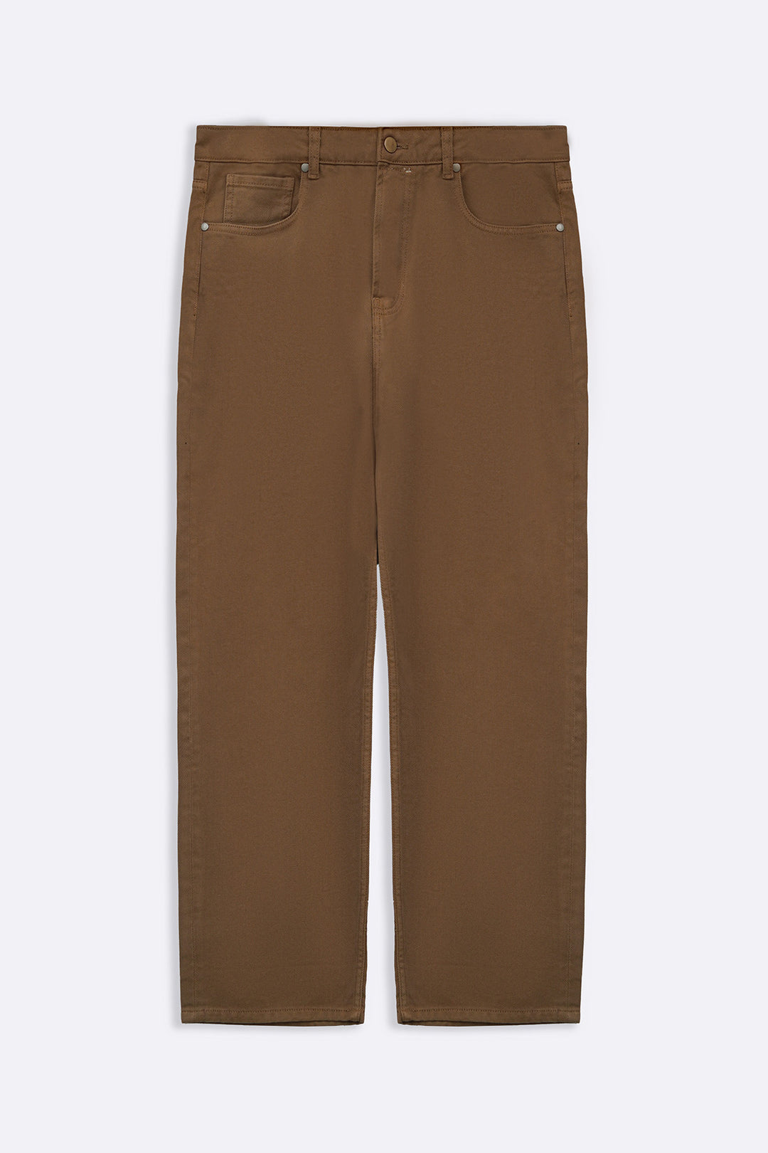 BROWN TWILL JEANS