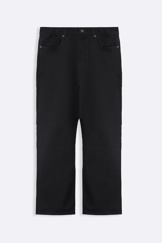 BLACK TWILL JEANS