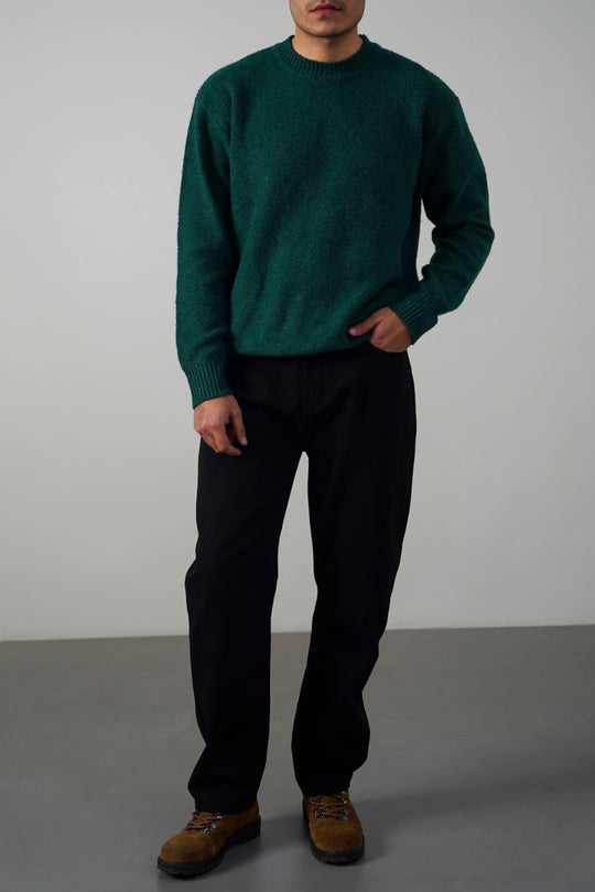 BLACK TWILL JEANS