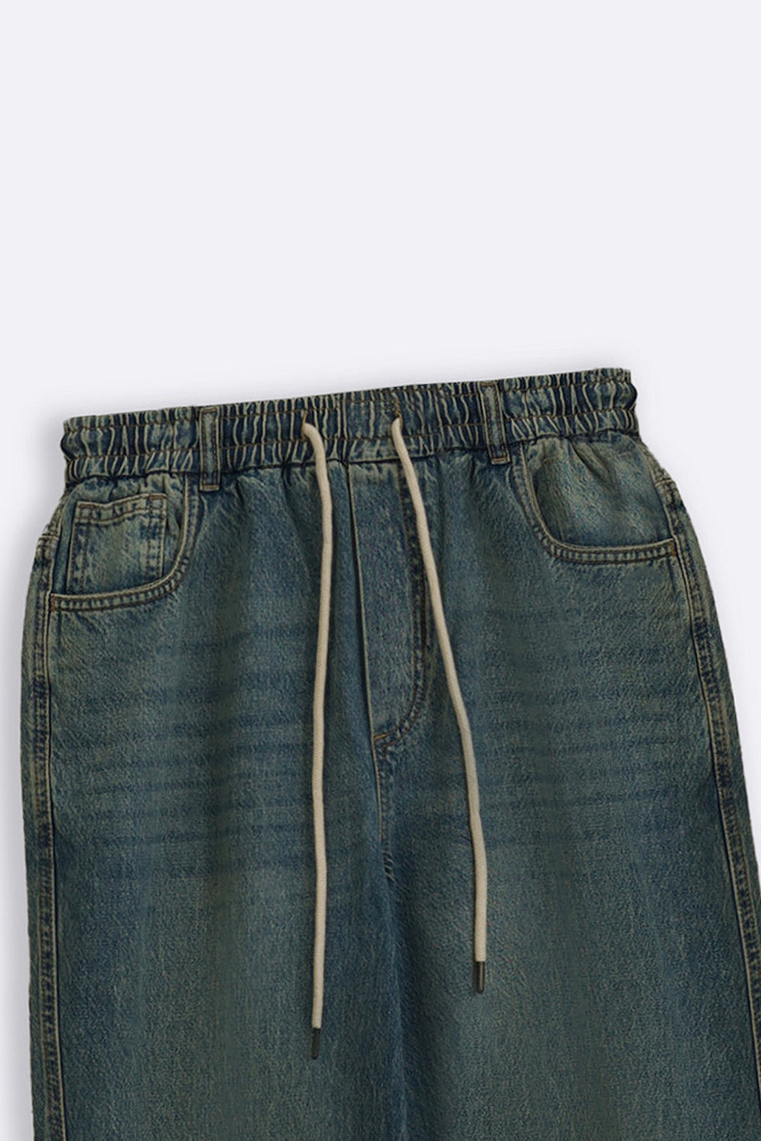 BLUE EASY BARREL JEANS