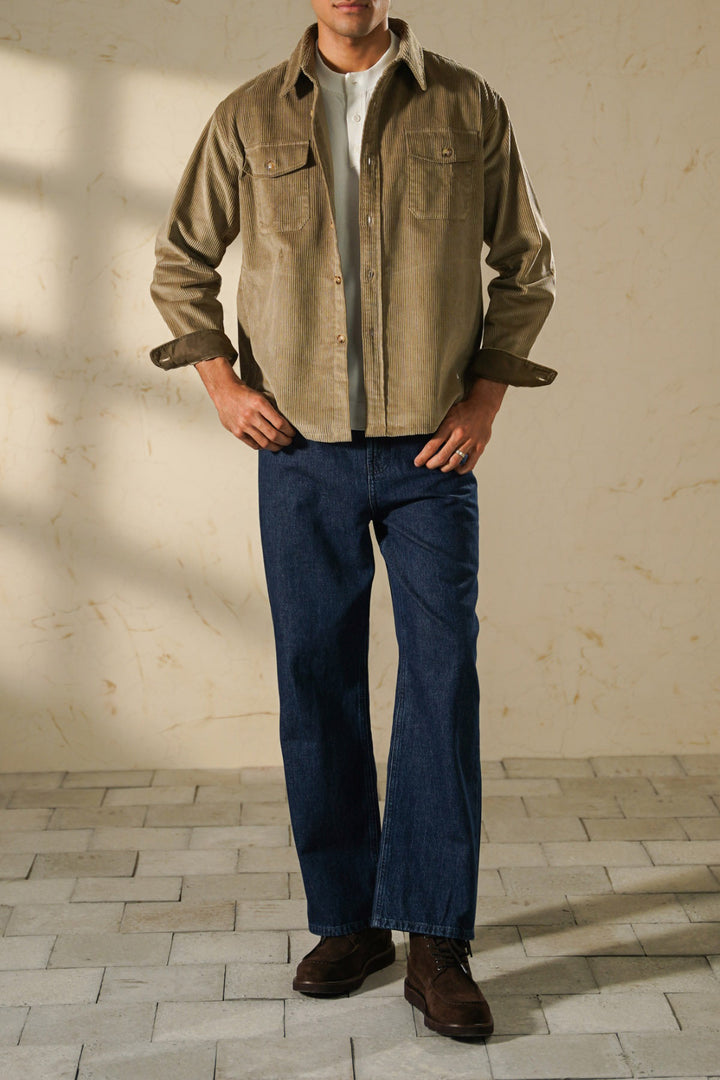 INDIGO ESSENTIAL WIDE JEANS