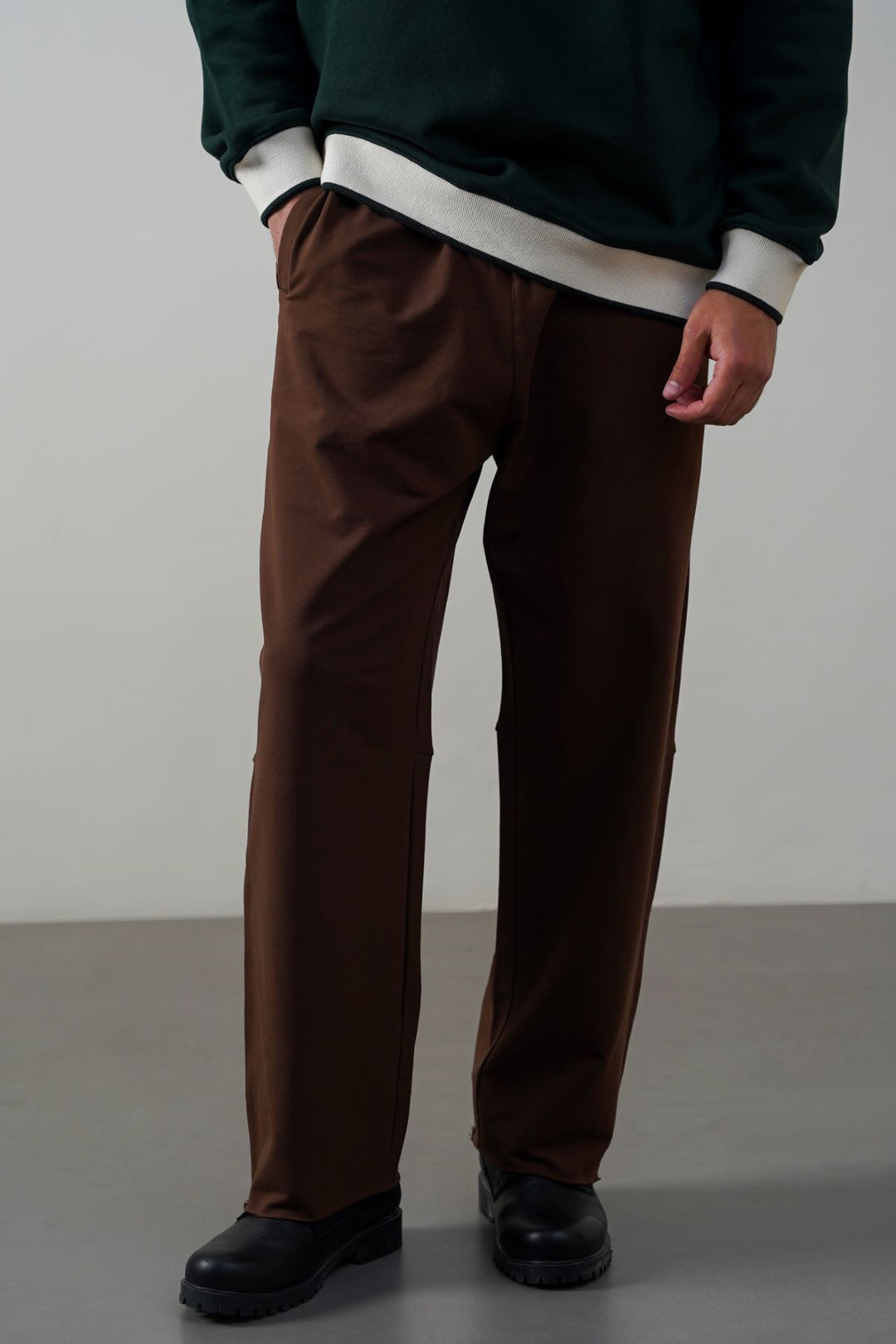 BROWN CLOUD COMFORT TROUSERS