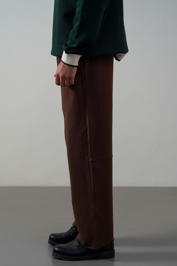 BROWN CLOUD COMFORT TROUSERS