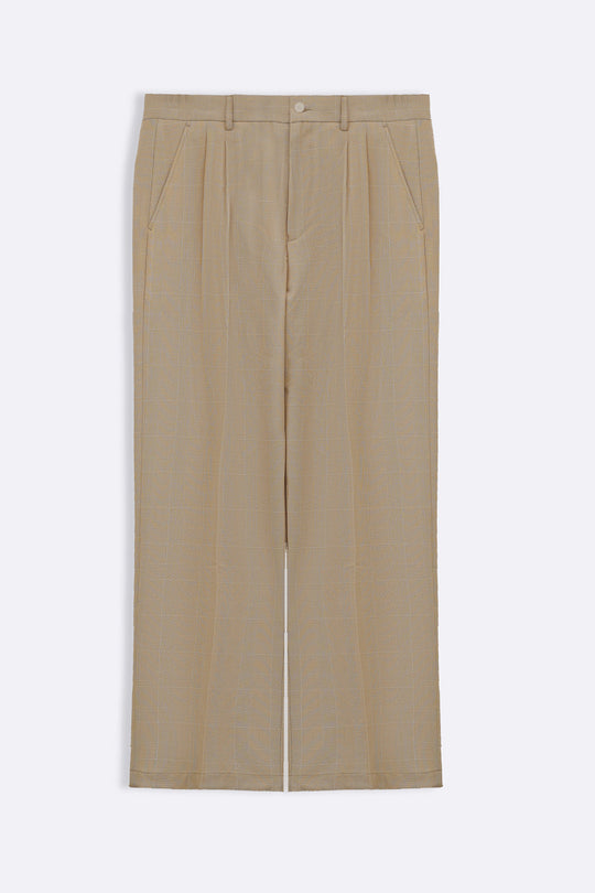 SAND LOOSE TAILORED PANTS