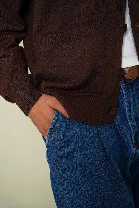 3D PLEAT DENIM PANTS
