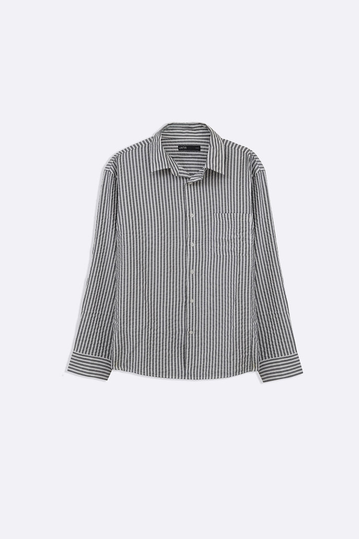 SEERSUCKER FLOWY SHIRT