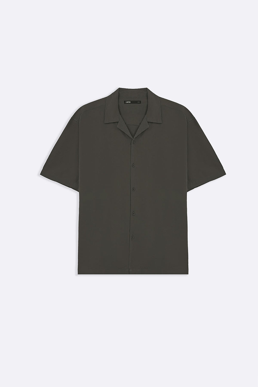 OLIVE RELAXED SAFARI SHIRT