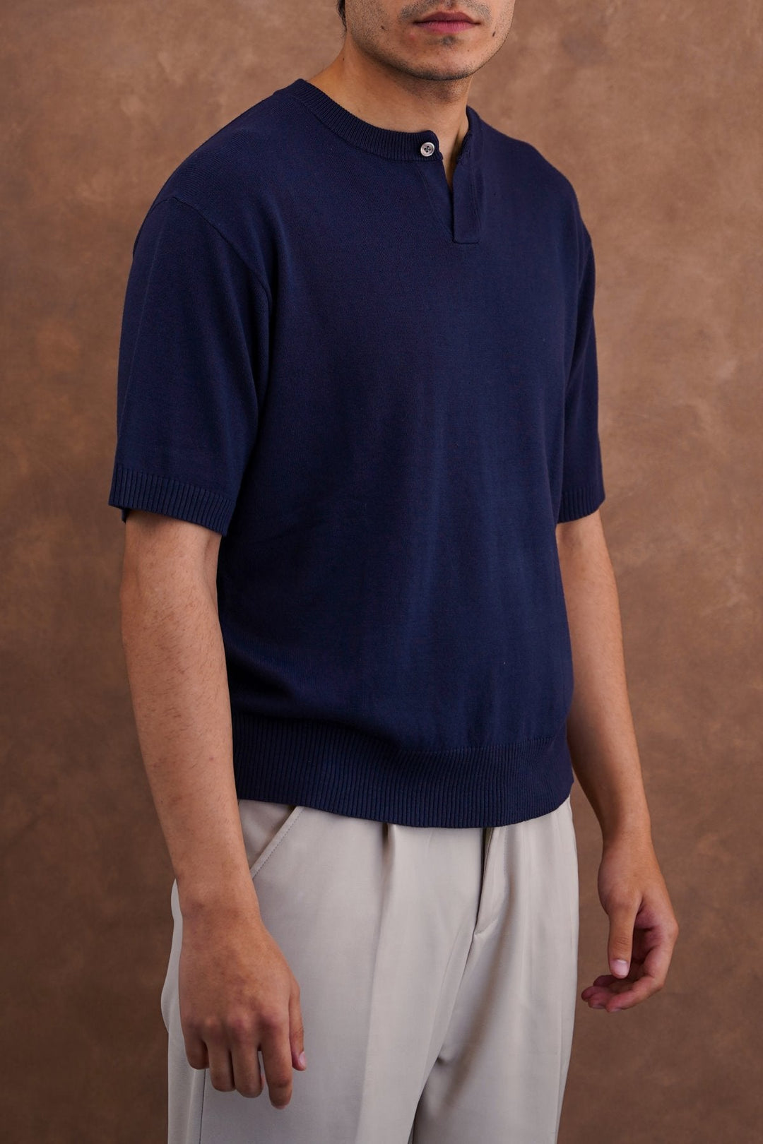 NAVY EVERYDAY HENLEY