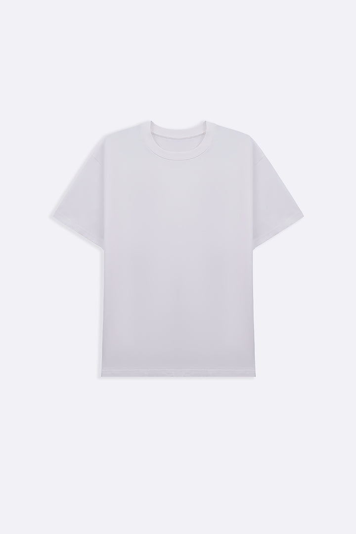 WHITE CLASSIC COTTON TEE