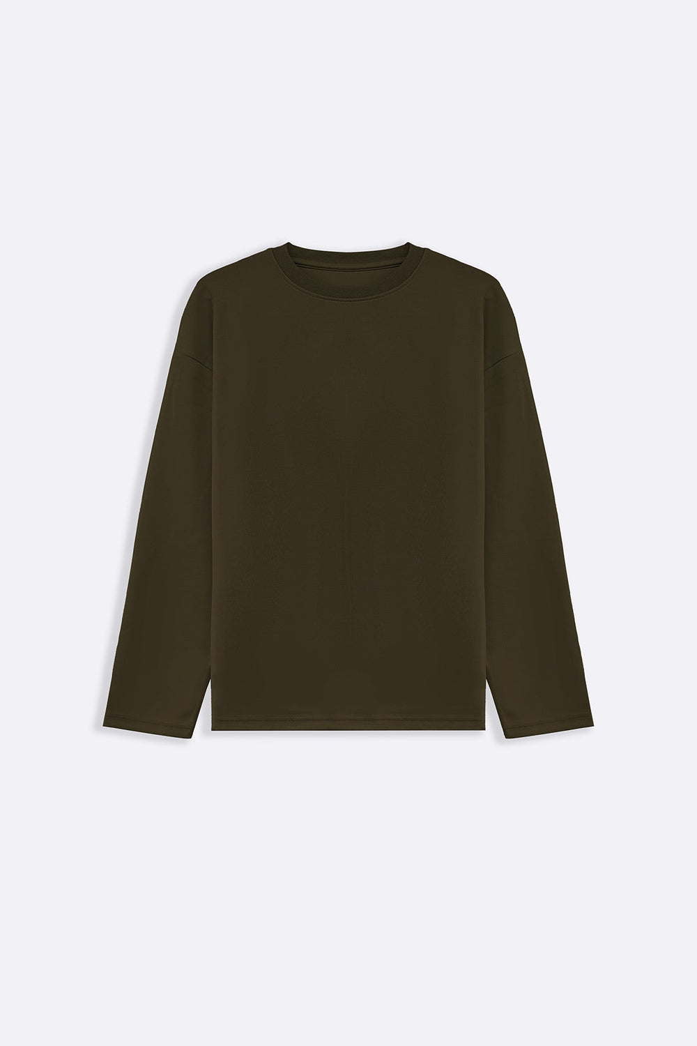 OLIVE FULL SLEEVES TEE