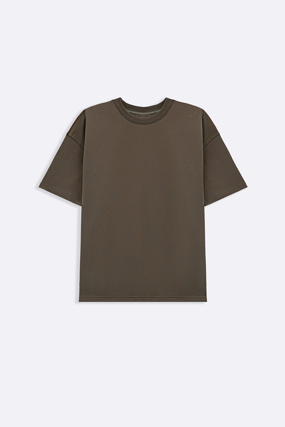 KHAKI OVERSIZED TERRY TEE