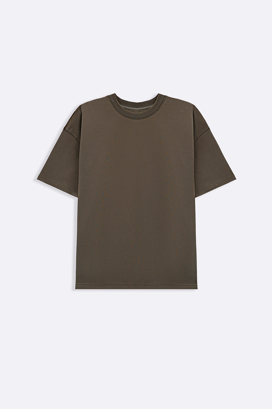 KHAKI OVERSIZED TERRY TEE