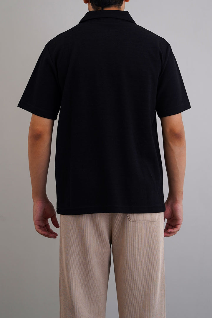 TEXTURED ESSENTIAL POLO