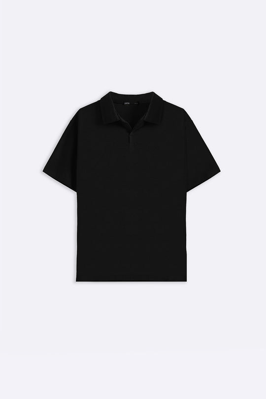 TEXTURED ESSENTIAL POLO