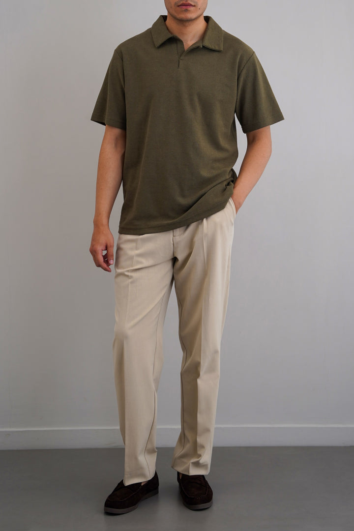 TEXTURED ESSENTIAL POLO