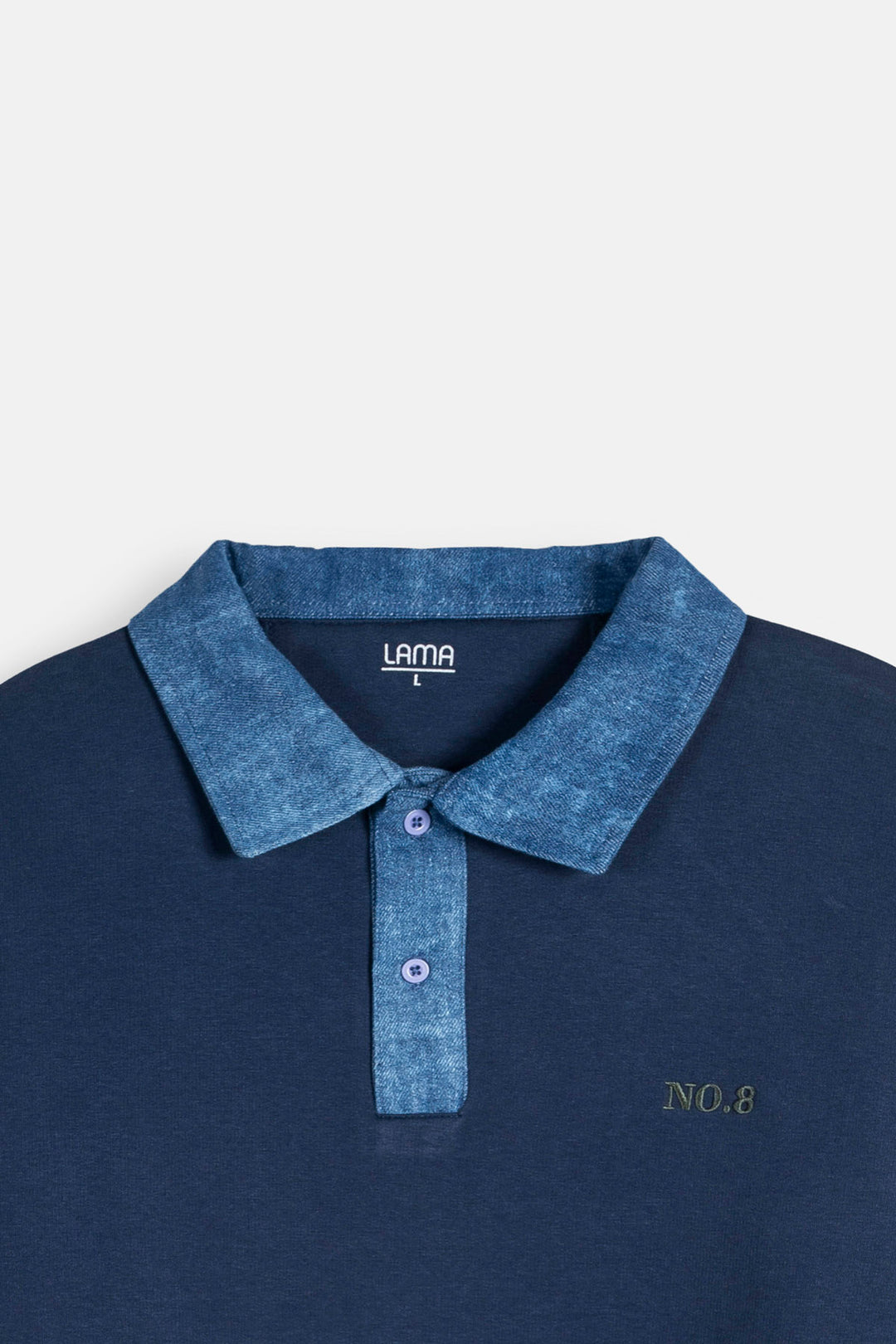 CONTRAST COLLAR RUGBY POLO