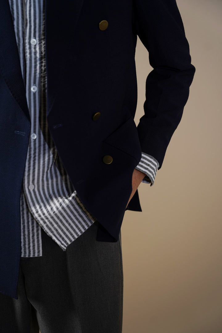 NAVY TAILORED LIGHT BLAZER