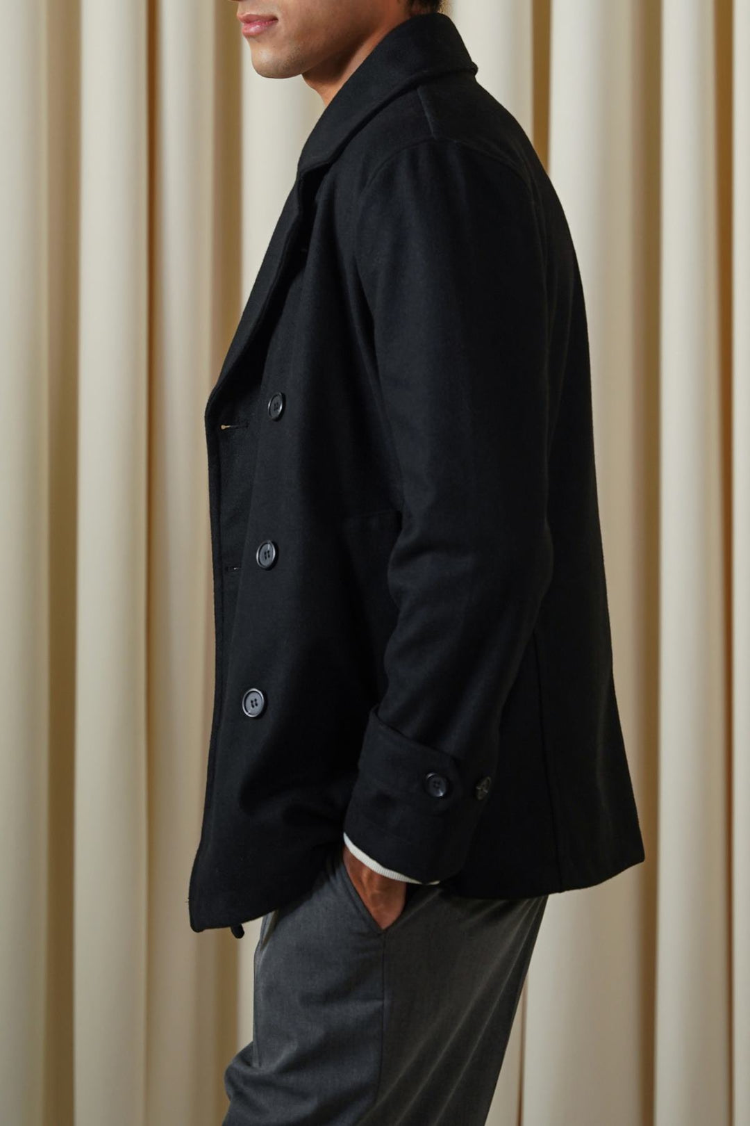 BLACK SAILOR PEACOAT