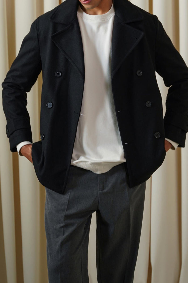 BLACK SAILOR PEACOAT