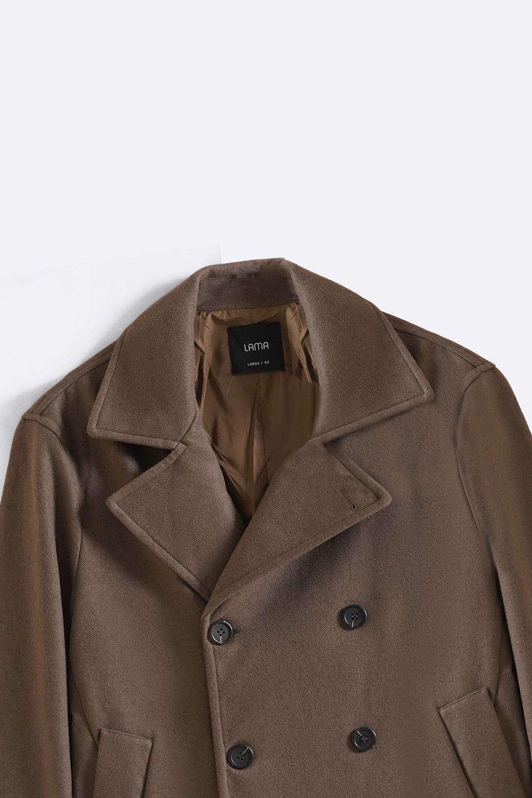 BROWN SAILOR PEACOAT