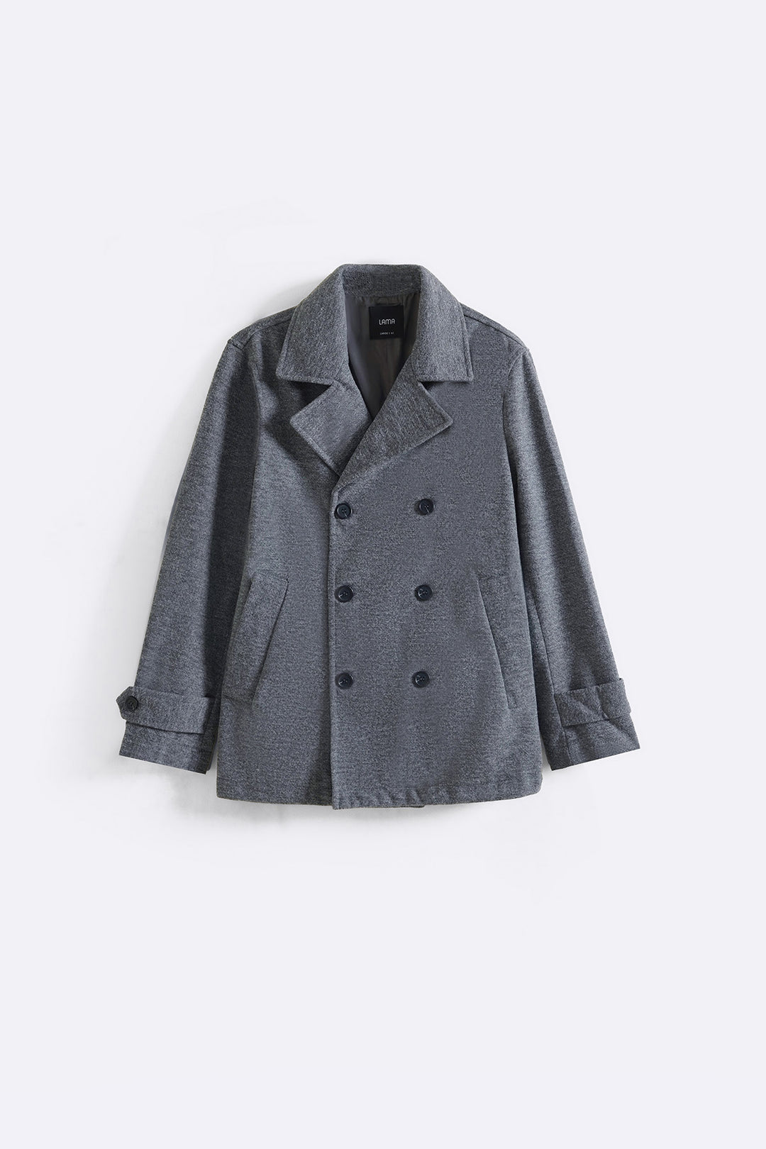 DARK GREY SAILOR PEACOAT