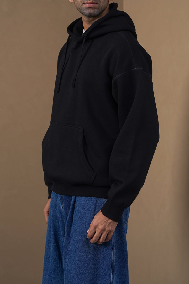 BLACK CLASSIC OVERSIZED HOODIE