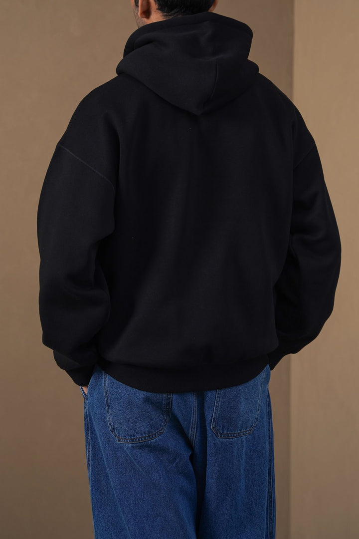 BLACK CLASSIC OVERSIZED HOODIE