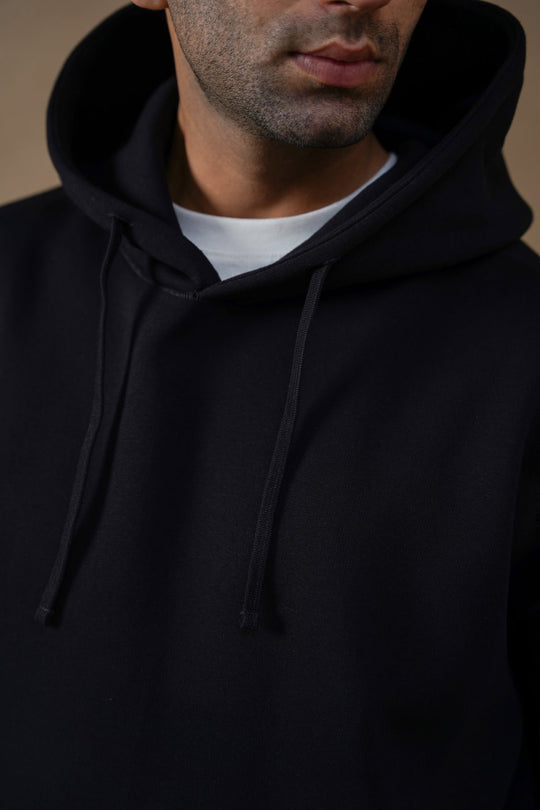 BLACK CLASSIC OVERSIZED HOODIE