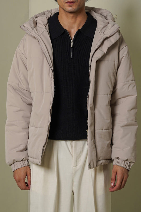 HOODED PUFFER JACKET