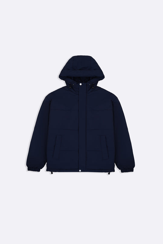 HOODED PUFFER JACKET