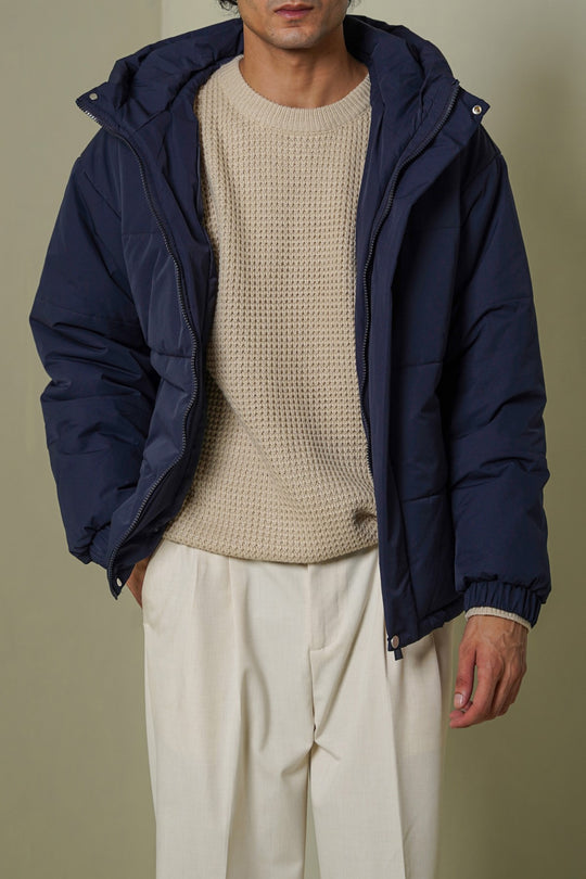 HOODED PUFFER JACKET