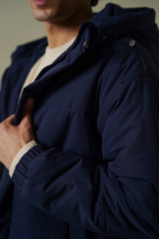 HOODED PUFFER JACKET