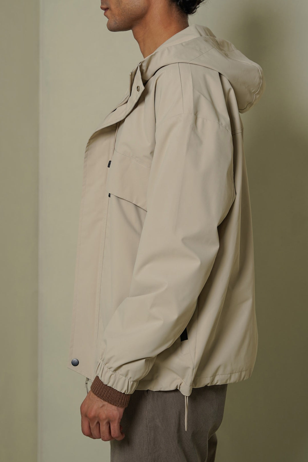 BEIGE UTILITY PARKA