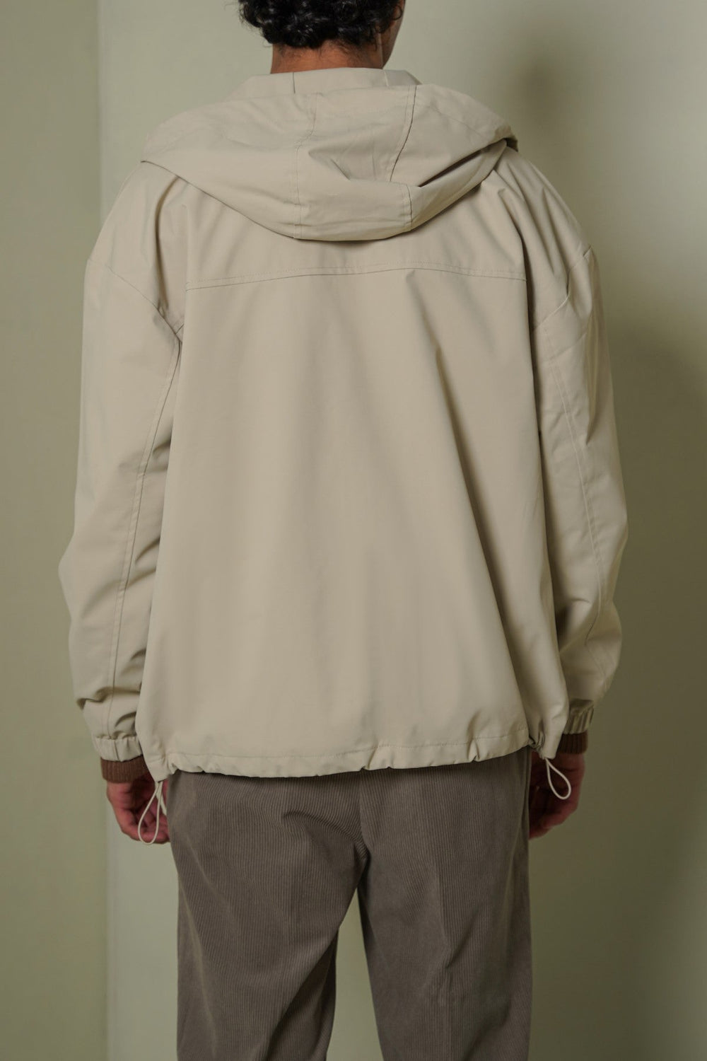 BEIGE UTILITY PARKA