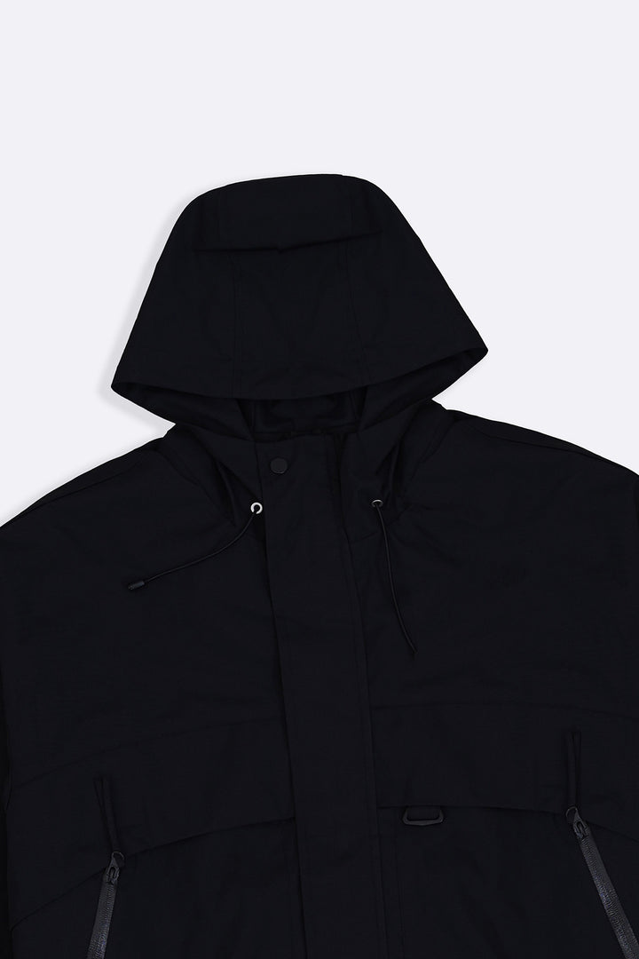 BLACK UTILITY PARKA