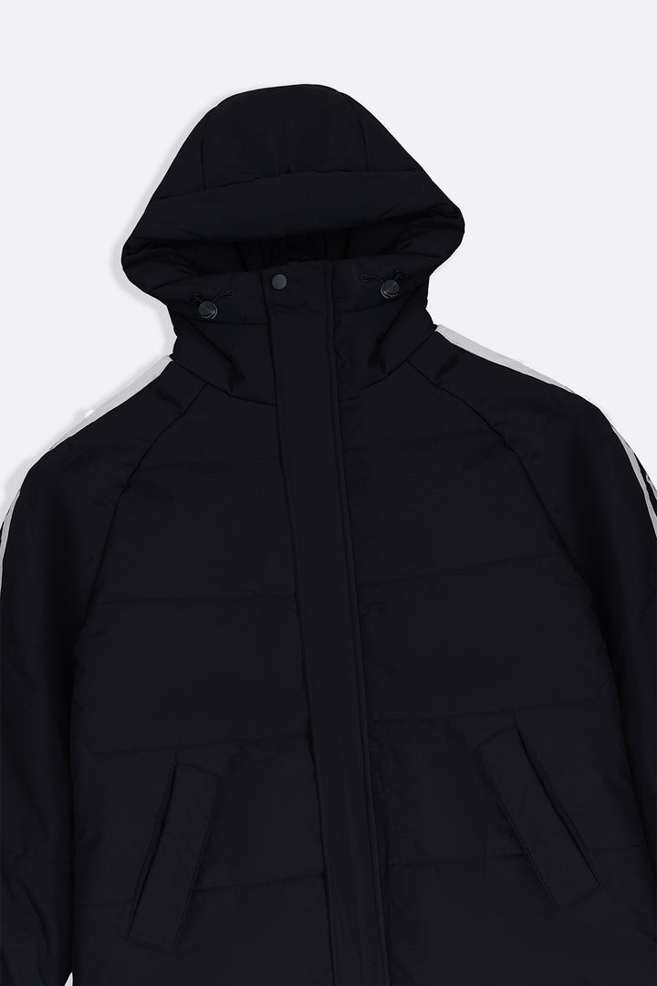 BLACK PUFFER COAT