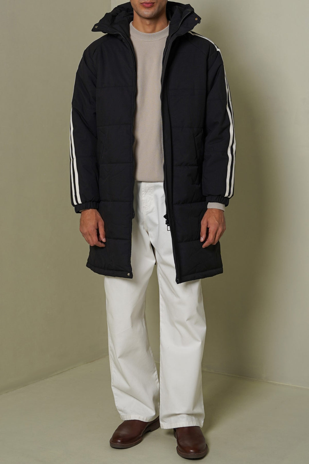 BLACK PUFFER COAT