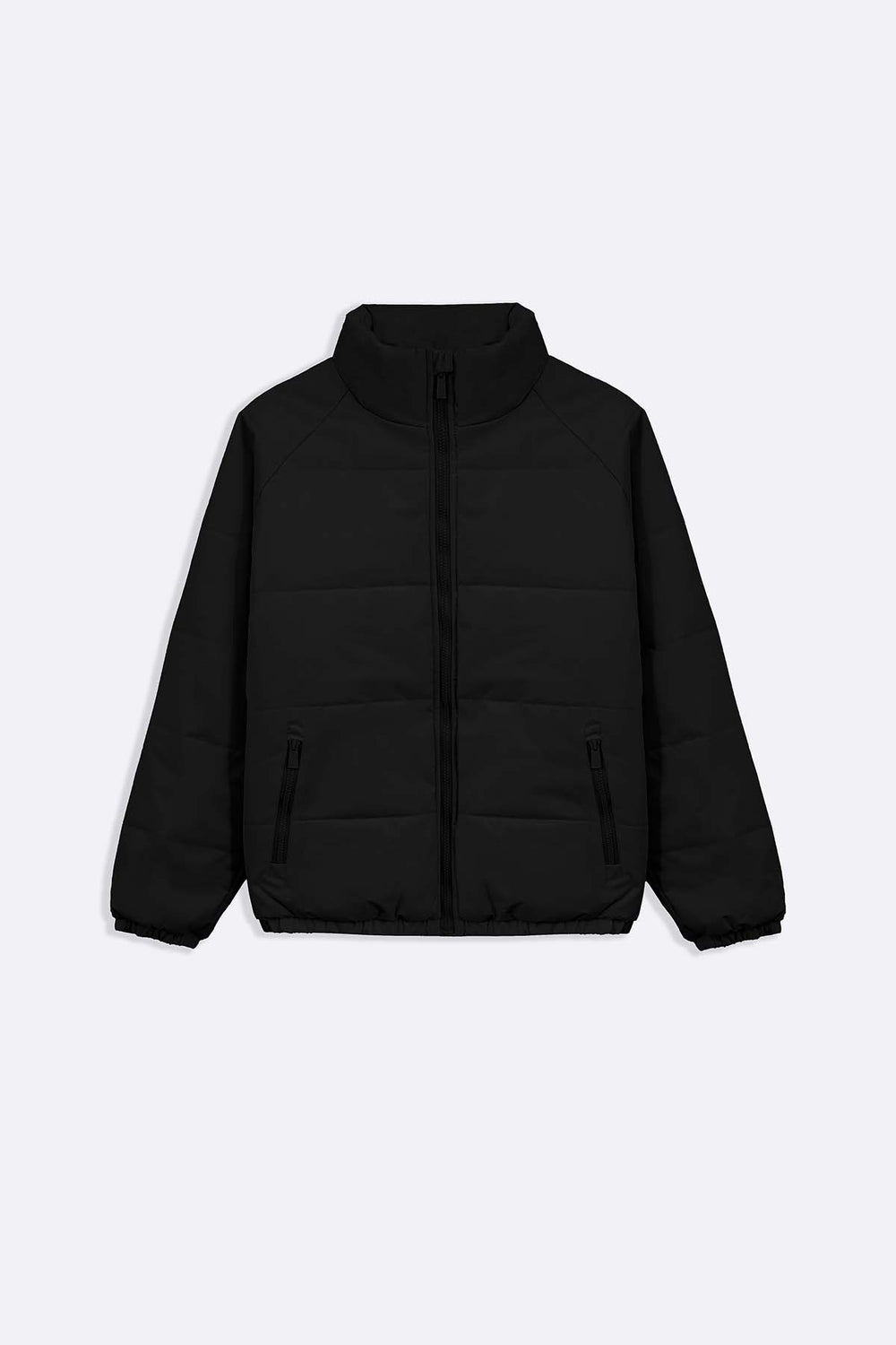 BLACK POLAR QUILT JACKET